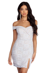 50 Shades Of Lace Mini Dress