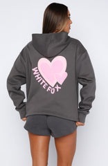 Never Stopping Oversized Hoodie Volcanic