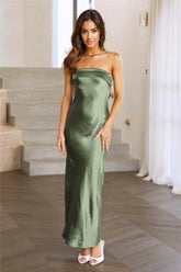 Run To The Top Maxi Dress Dark Green