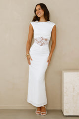 Spellbound By You Maxi Dress White