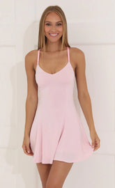 A-line Dress in Pink
