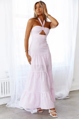 HELLO MOLLY Sexy Maiden Maxi Dress Pink