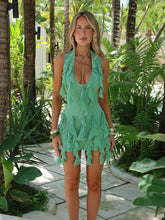 Azai-Mini-Dress-Mint-Shimmer