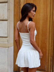 Boa-Mini-Dress-Ivory