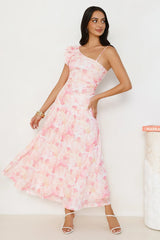 Chic Encounters Mesh Maxi Dress Print