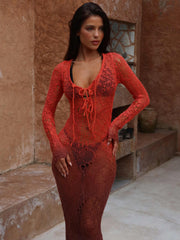 Dixie-Maxi-Dress-Knit-Orange-Ombre