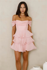 Pretty In The Sun Off Shoulder Mini Dress