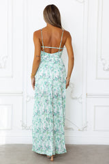 Celestial Daydreams Maxi Dress Green