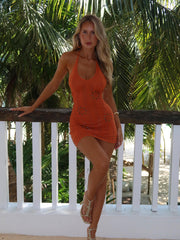 Iggy-Mini-Dress-Rust-Orange