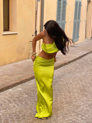 Luccy-Maxi-Skirt-Chartreuse