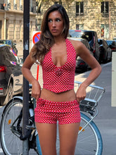 Piai-Shorts-Polka-Dot-Red