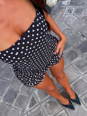 Sola-Mesh-Corset-Top-Polka-Dot