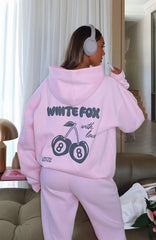 With Love In The Moment Oversized Hoodie Pink