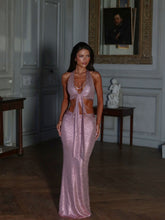 Zella-Maxi-Dress-Metallic-Pink