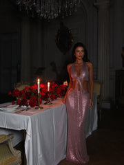 Zella-Maxi-Dress-Metallic-Pink