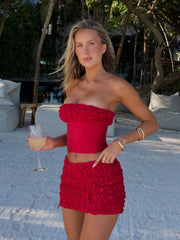 Zofia-Mini-Skirt-Red-1