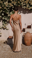 Chiara Maxi Dress - Latte