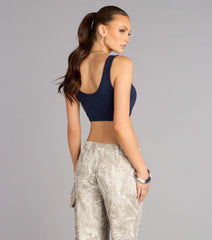 Ultra Game NFL Dallas Cowboys Crop Tank Top