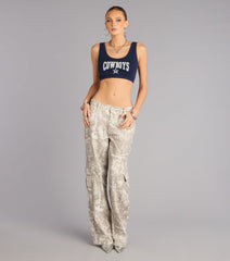 Ultra Game NFL Dallas Cowboys Crop Tank Top
