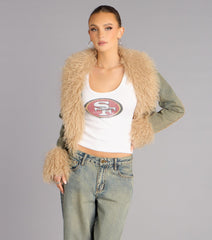 Ultra Game NFL San Francisco 49ers Rhinestone Tank Top