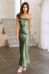 Run To The Top Maxi Dress Dark Green