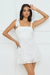 Island Reverie Mini Dress White