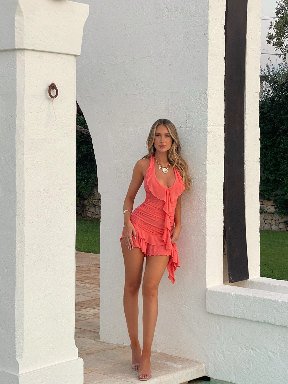 Annika-Mini-Dress-Peach