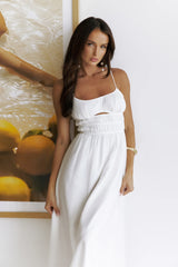 Chic Hideaway Maxi Dress White