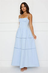 Chic At Sunset Maxi Dress Blue