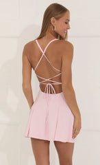 A-line Dress in Pink