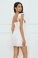 Island Reverie Mini Dress White